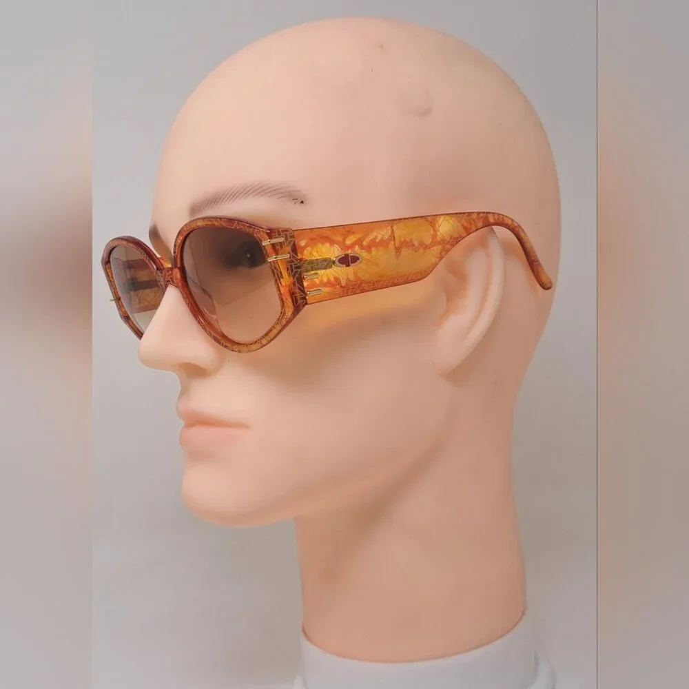 Christian Dior Women's Sunglasses Optyl Red Orange Vintage 80s 2603 40 57mm - Picture 16 of 16